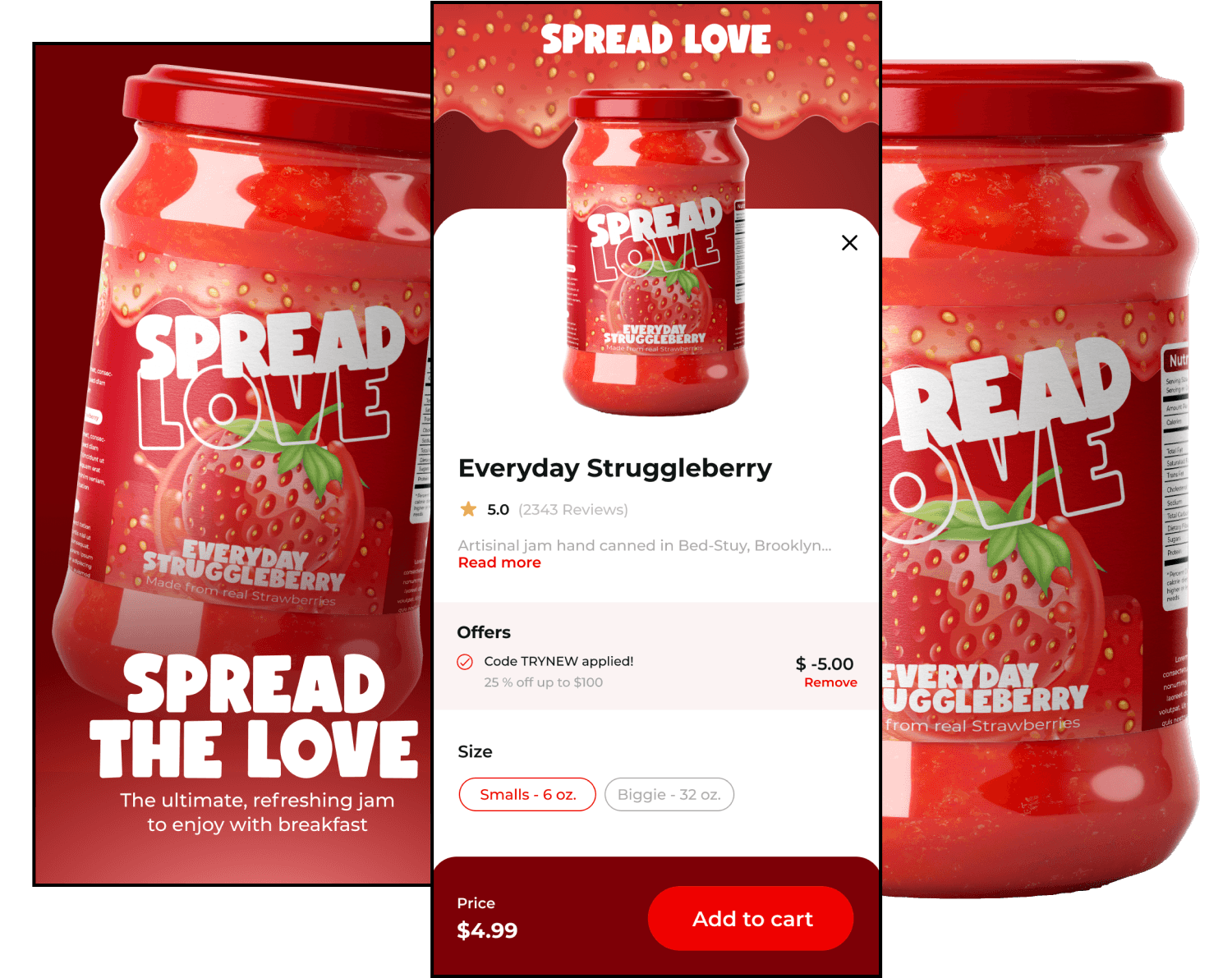Spread Love - Biggie Smalls Concept eecommerce Store